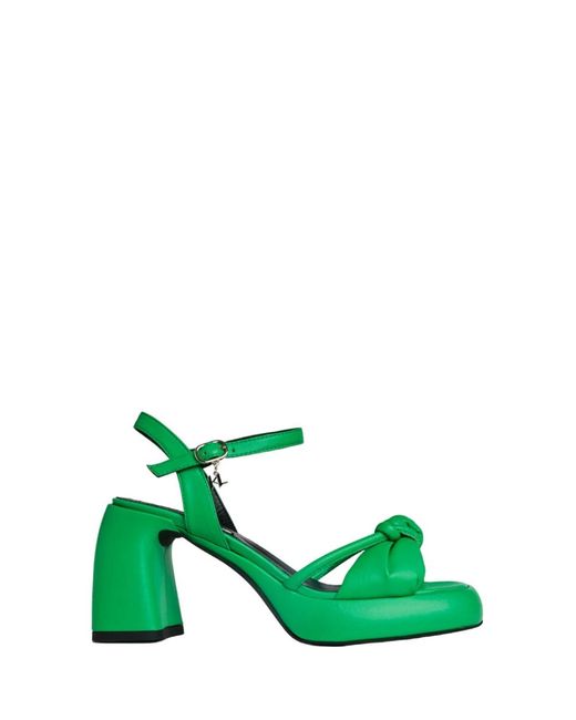 High heel sandali di Karl Lagerfeld in Green