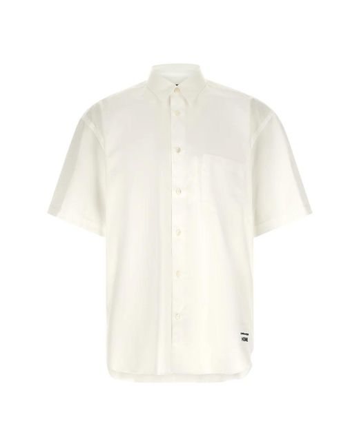 Comme des Garçons White Short Sleeve Shirts for men
