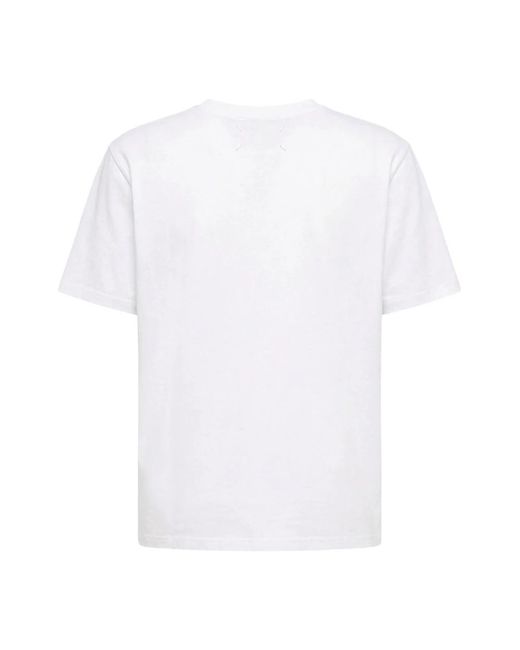 MM6 by Maison Margiela White T-Shirts
