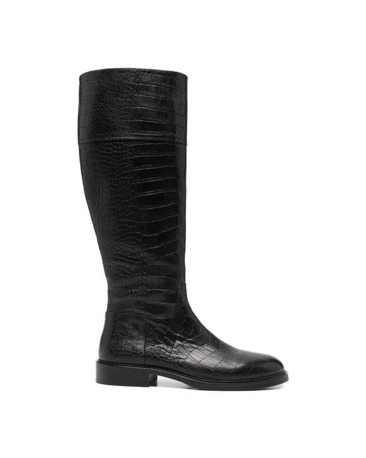 ADRIANNA FERETTI Black High Boots