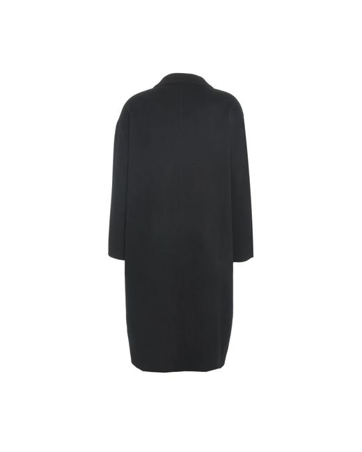 Amaranto Black Double-Breasted Coats for men