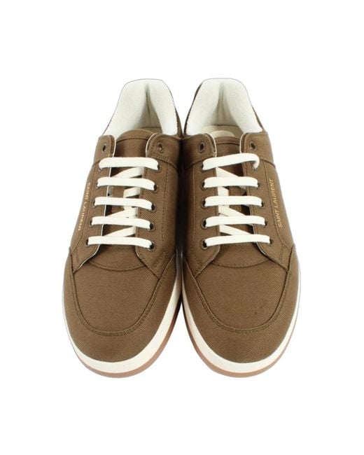 Saint Laurent Natural Sneakers