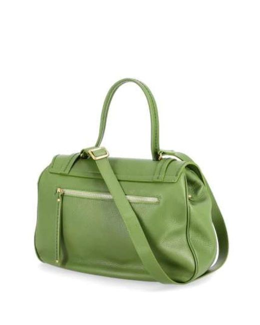 Plinio Visona' Green Shoulder Bags