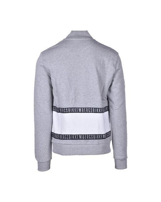 Bikkembergs Blue Zip-Throughs for men