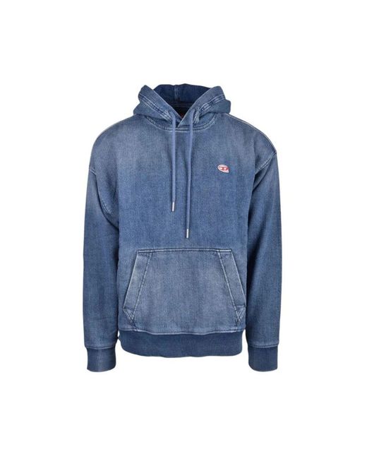 DIESEL Blaue Baumwollpullover Frühling/Sommer Kollektion in Blue für Herren