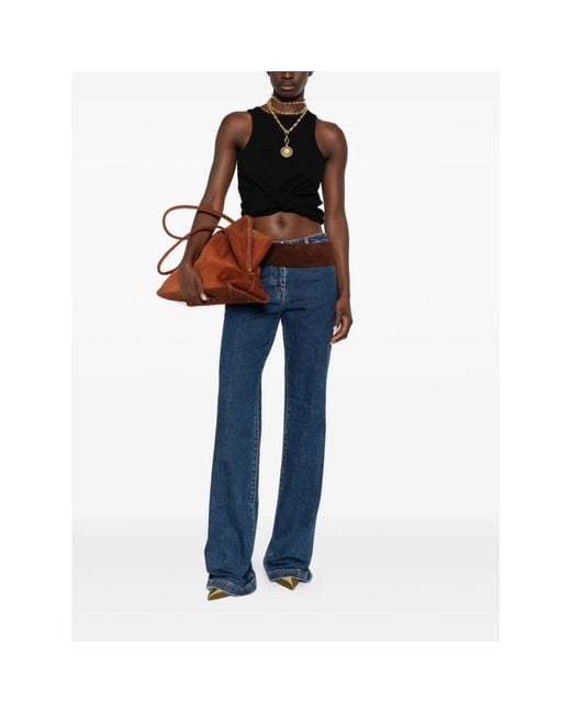 Etro Blue Bootcut Jeans