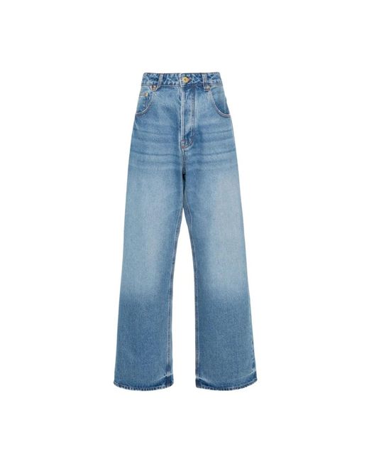 Jacquemus Blue Blaue wide leg jeans