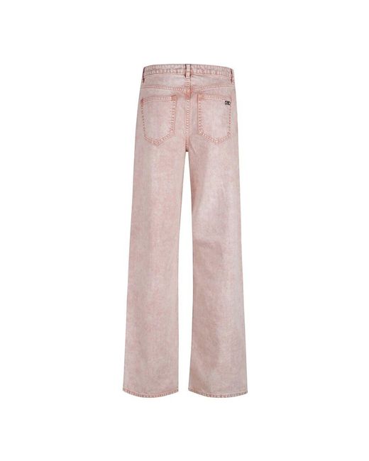 Michael Kors Pink Flared Jeans