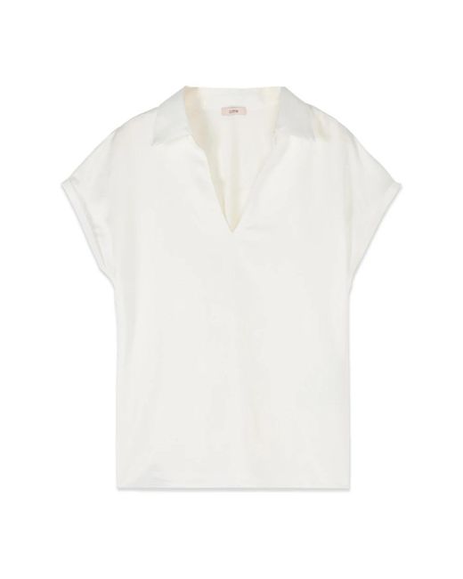 Blouses Oltre de color White