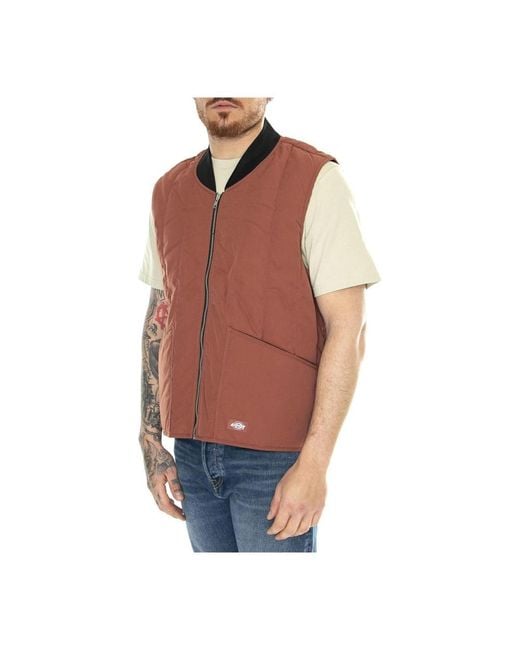Vests Dickies de hombre de color Red