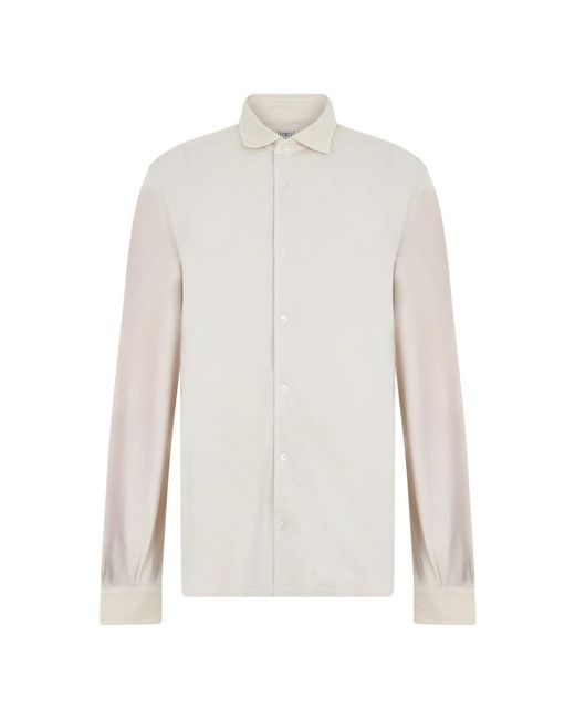 Fedeli White Casual Shirts for men