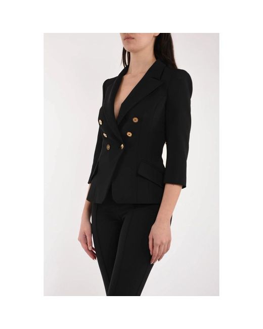 Elisabetta Franchi Black Blazers
