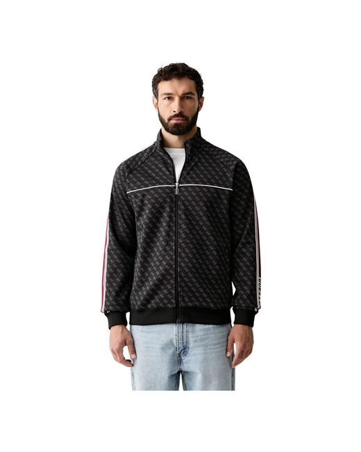 Zip-Throughs Guess pour homme en coloris Black