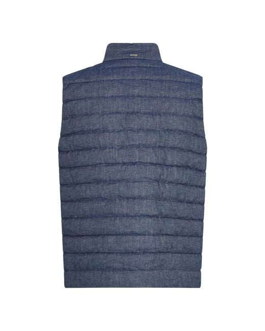 Herno Blue Vests for men