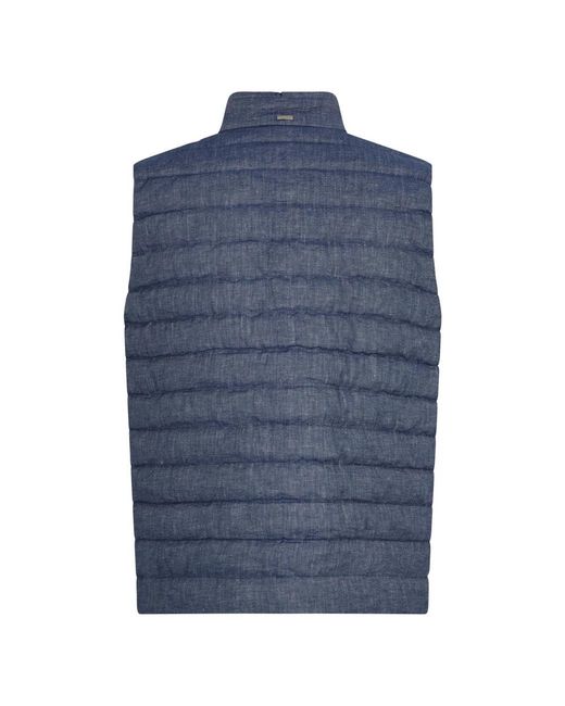 Herno Blue Vests for men