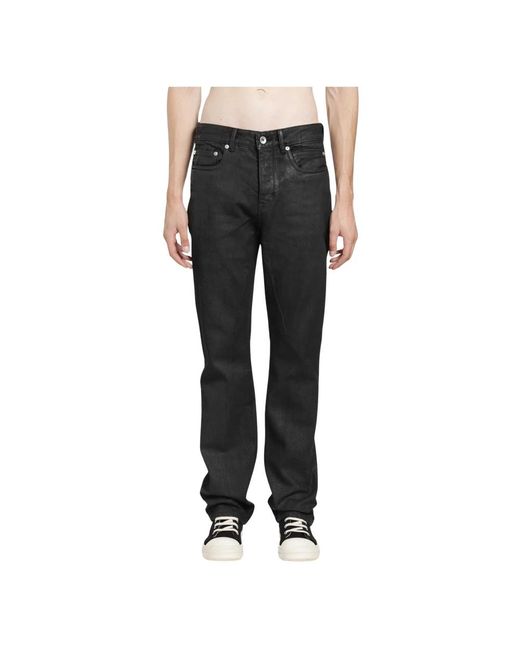 Rick Owens Black Straight Fit Jeans for men