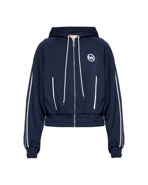 Michael Kors Hoodies & Sweatvesten ,Blauw ,Zip-Throughs in het Blue