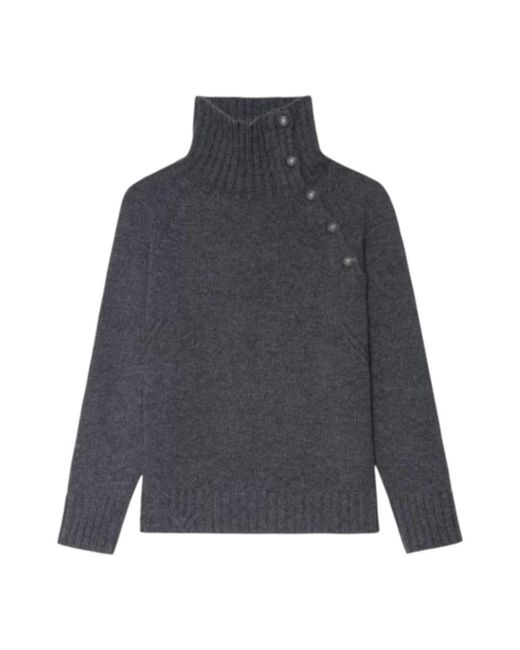 Zadig & Voltaire Gray Cashmere Knitwear