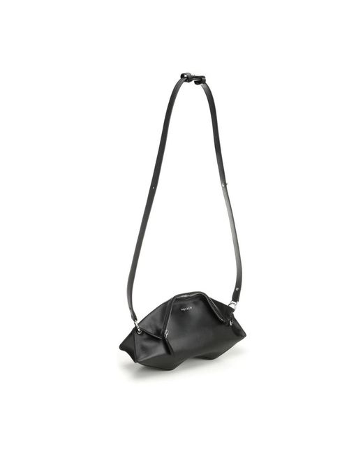 McQueen Black Shoulder Bags