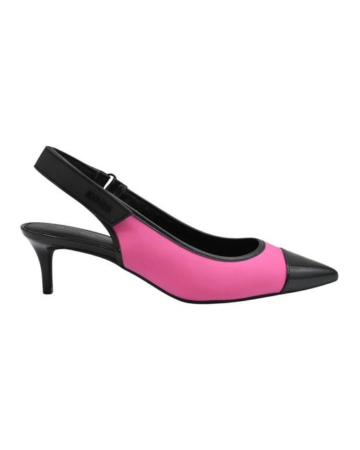 Michael Kors Pink Kirschrote Schnürschuhe