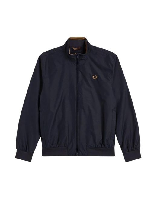 Fred Perry Jassen ,Blauw ,Polyester Brentham Jacket in het Blue voor heren