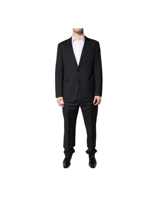 Emporio Armani Klassischer Schwarzer 2-Teiliger Anzug Mit Sakko in Black für Herren