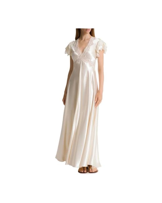 Alberta Ferretti Gowns in het Natural