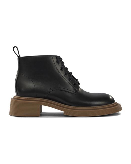 Loewe Black Lace-Up Boots for men