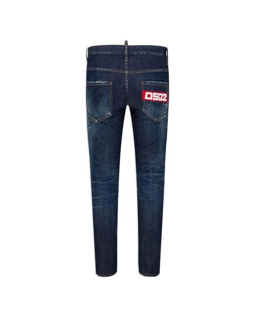 DSquared² Blue Skinny Jeans for men