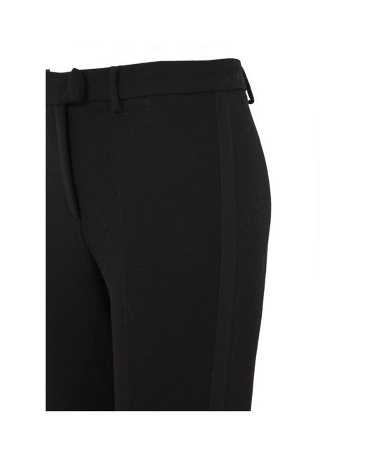 L'Autre Chose Black Wide Trousers