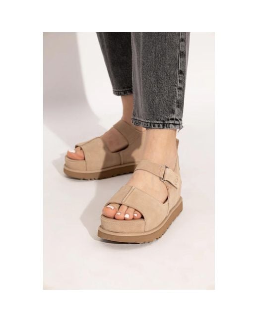 Flat Sandals Ugg en coloris Natural