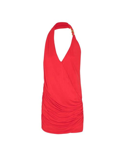 Party Dresses Balmain de color Red