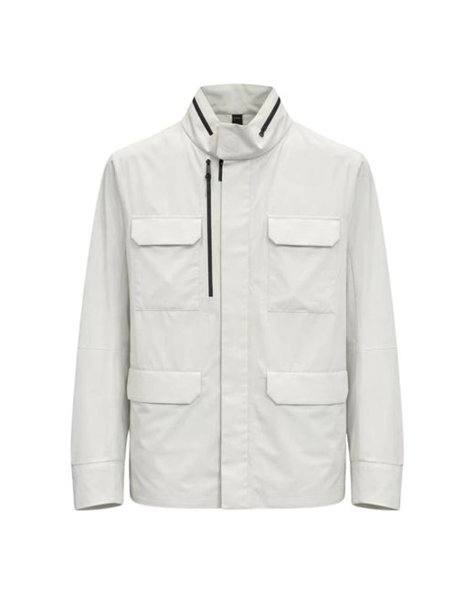 DUNO Gray Light Jackets for men