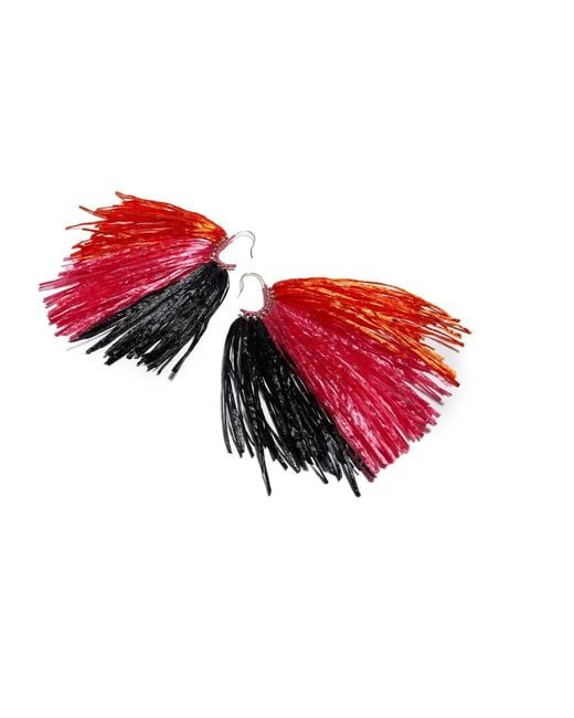 Earrings LaDoubleJ de color Red