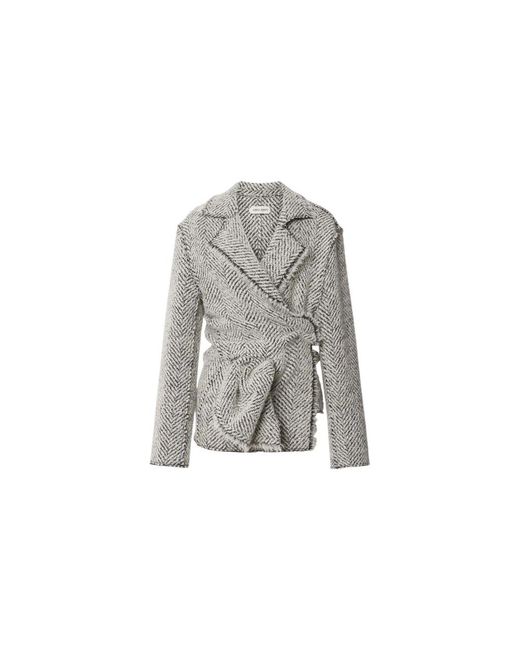 Light Jackets Alberta Ferretti de color Gray