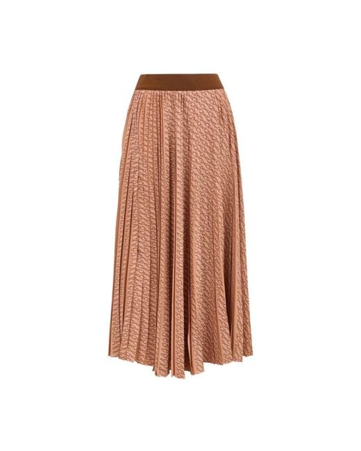 Herno Brown Midi Skirts