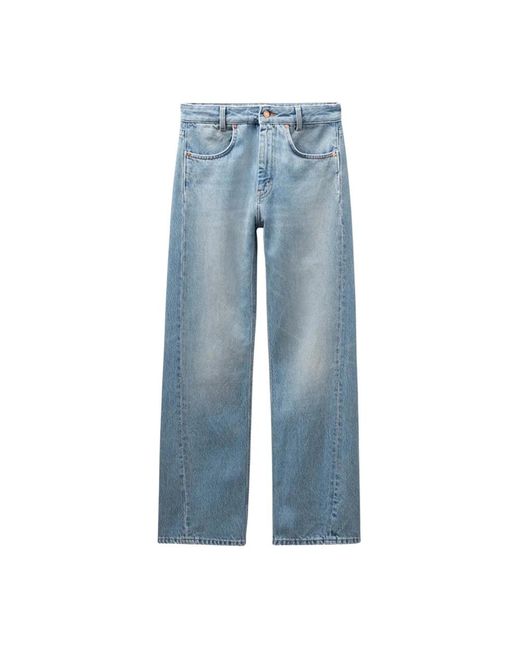 BITE STUDIOS Jeans ,Blauw ,Denim Curved Denim in het Blue
