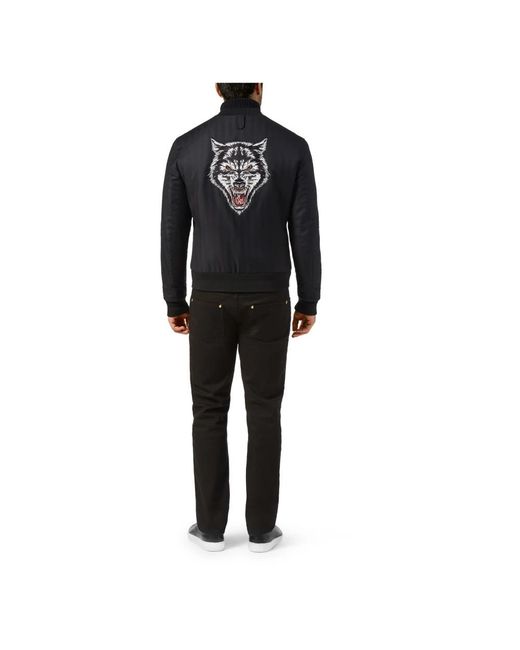 Bomber Jackets Billionaire de hombre de color Black