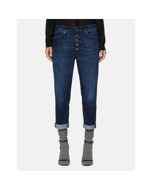 Cropped Jeans Dondup de color Blue