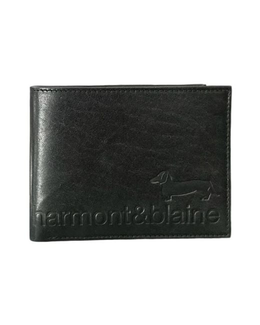 Harmont & Blaine Black Wallets & Cardholders for men