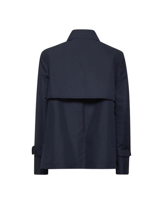 Weekend by Maxmara Double-Breasted Jas in het Blue