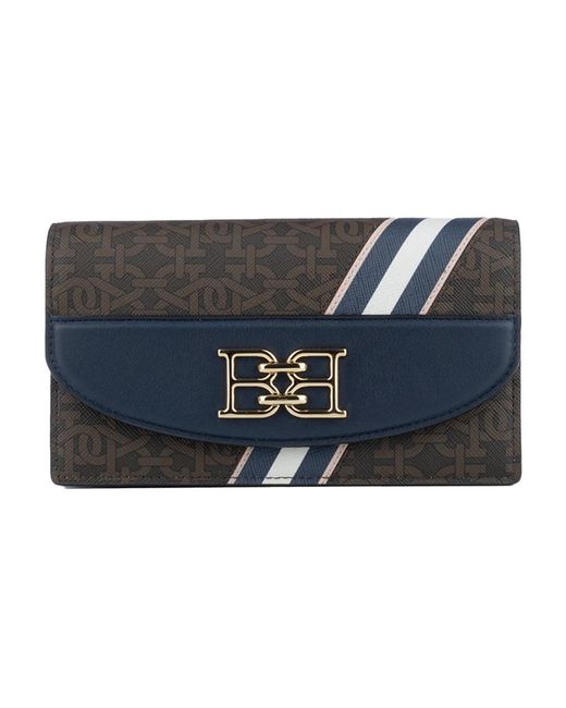 Bally Accessoires ,Bruin ,Stijlvolle Portemonnee Voor Mannen En Vrouwen in het Blue