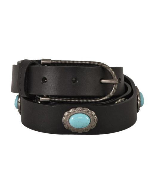 Cintura in pelle di Replay in Black