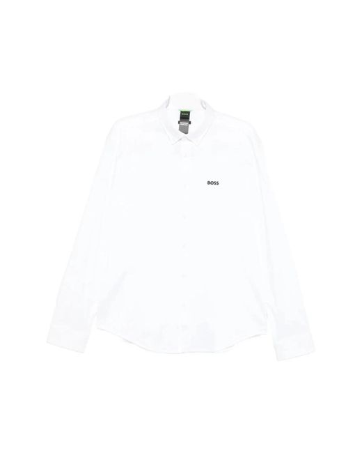 HUGO White Casual Shirts for men