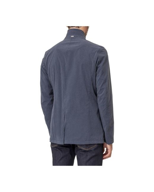 Herno Blue Light Jackets for men
