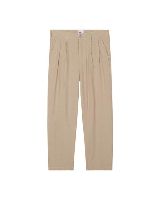 Obey Natural Straight Trousers for men