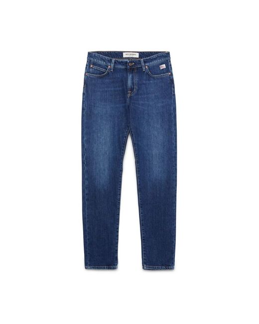 Roy Rogers Stone washed slim-fit denim jeans in Blue für Herren
