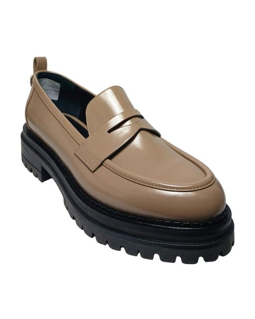 Sergio Rossi Brown Loafers