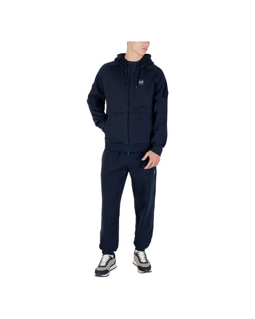 EA7 Fitness ,Blauw ,Katoen Compleet Trainingspak Af 10377 in het Blue voor heren