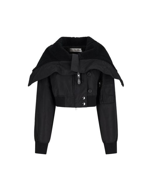 Dior Black Bomber Jackets